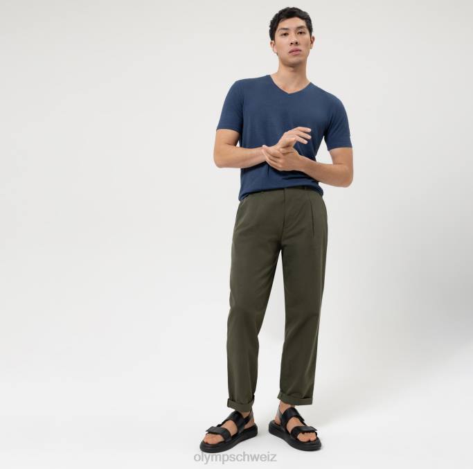 OLYMP Level Five Casual Body Fit, T-Shirt, rauchblau LBD82006 Kleidung