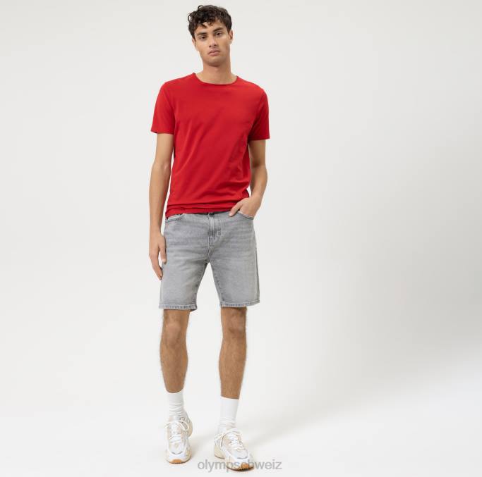 OLYMP Level Five Casual Body Fit, T-Shirt, ziegelrot LBD82058 Kleidung