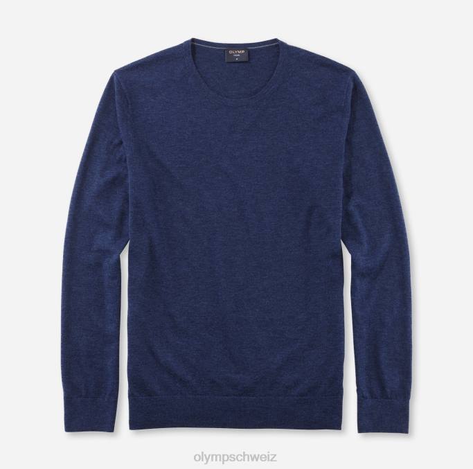 OLYMP Lässiger Strickpullover, Royal LBD81826 Kleidung
