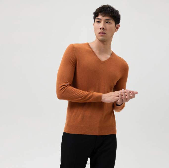 OLYMP Lässiger Strickpullover, mango LBD81865 Kleidung