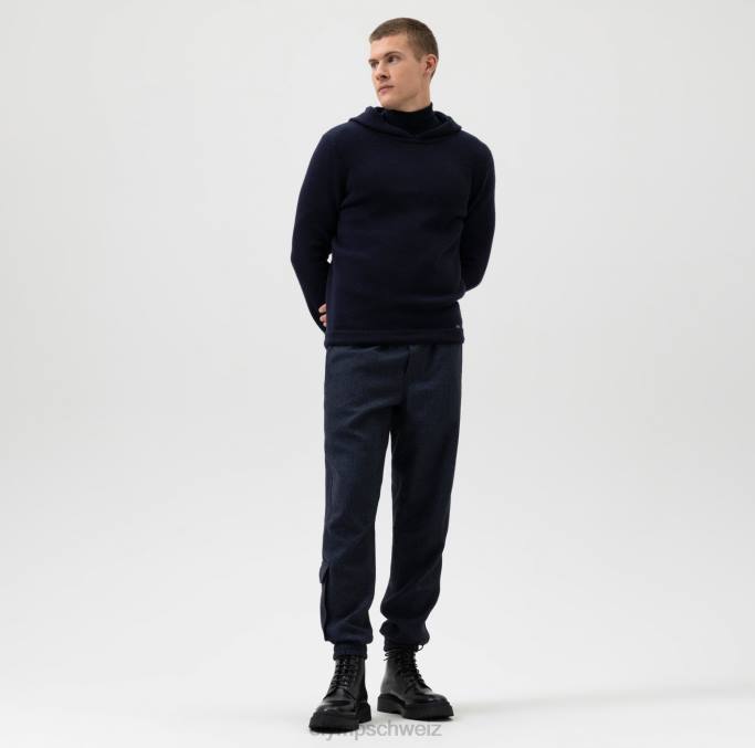 OLYMP Level Five Strickwaren Body Fit, Pullover, Marine LBD81870 Kleidung