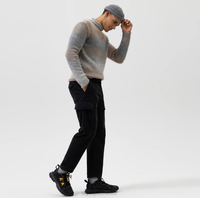 OLYMP Level Five Strickwaren Body Fit, Pullover Stehkragen, grau LBD81848 Kleidung