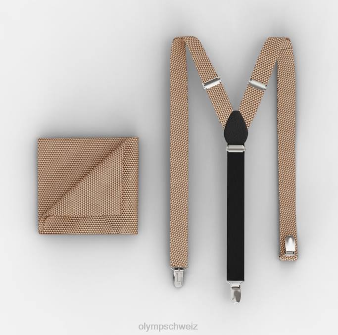 OLYMP Hosenträger-Set / Einstecktuch-Set natur LBD82635 Zubehör