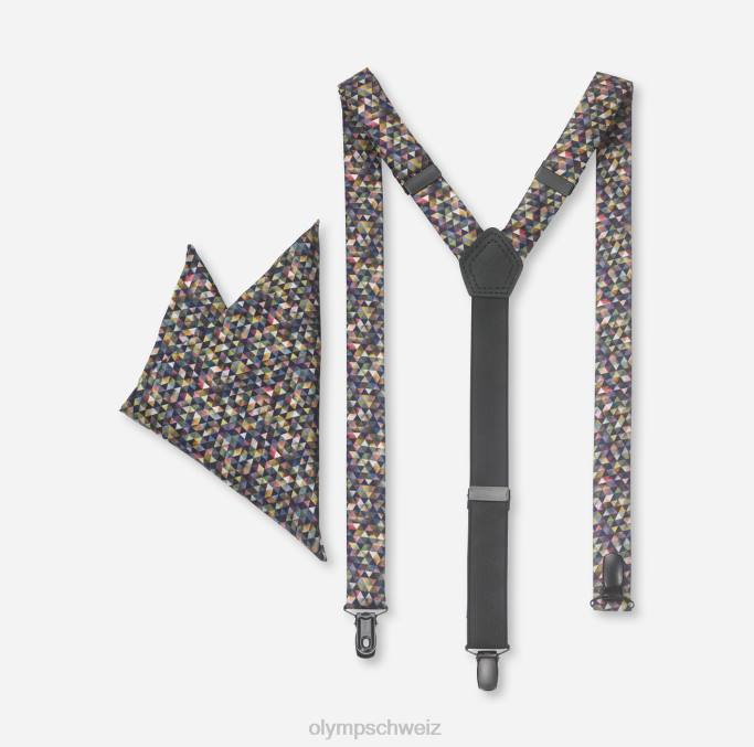 OLYMP Hosenträger-Set / Einstecktuch-Set oliv LBD82651 Zubehör