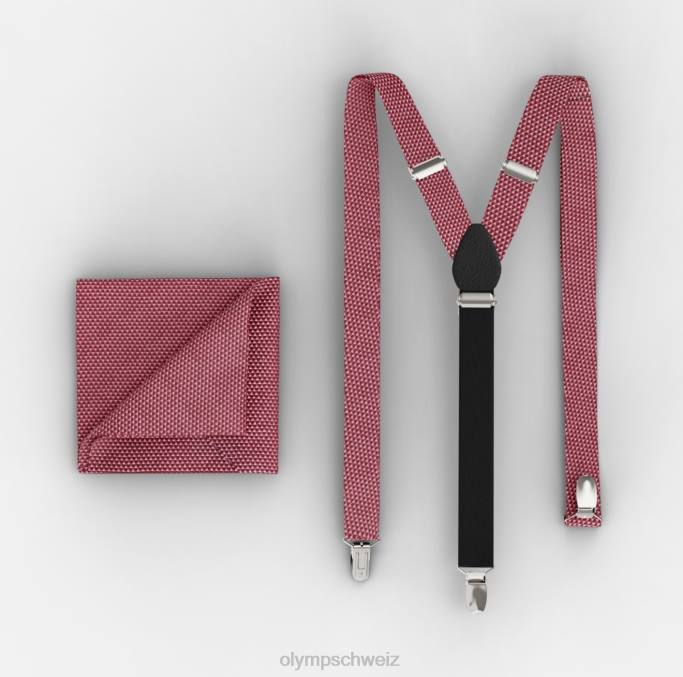 OLYMP Hosenträger-Set / Einstecktuch-Set orange LBD82650 Zubehör