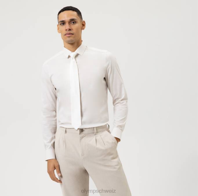 OLYMP Krawatte schmal 6,5 cm, Champagner LBD82473 Zubehör