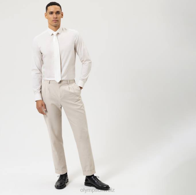 OLYMP Krawatte schmal 6,5 cm, Champagner LBD82473 Zubehör