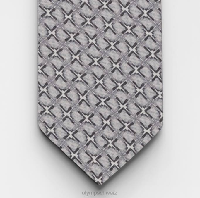 OLYMP Krawatte schmal 6,5 cm, anthrazit LBD82364 Zubehör