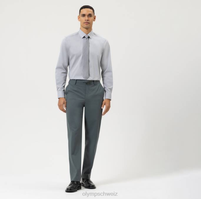 OLYMP Krawatte schmal 6,5 cm, anthrazit LBD82365 Zubehör