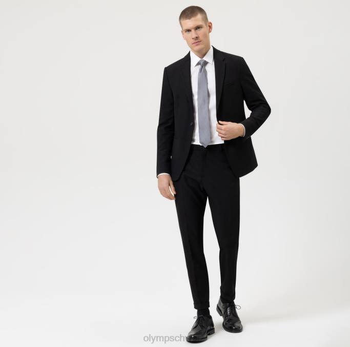 OLYMP Krawatte schmal 6,5 cm, anthrazit LBD82476 Zubehör