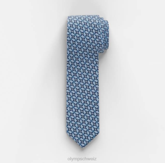 OLYMP Krawatte schmal 6,5 cm, blau LBD82210 Zubehör