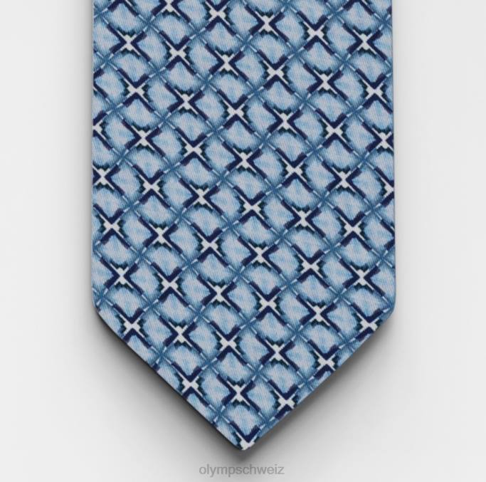 OLYMP Krawatte schmal 6,5 cm, blau LBD82210 Zubehör