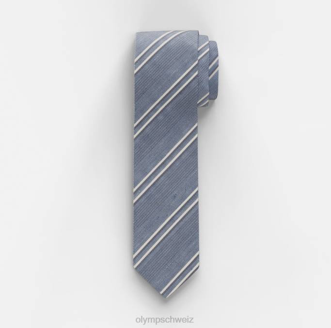 OLYMP Krawatte schmal 6,5 cm, blau LBD82236 Zubehör