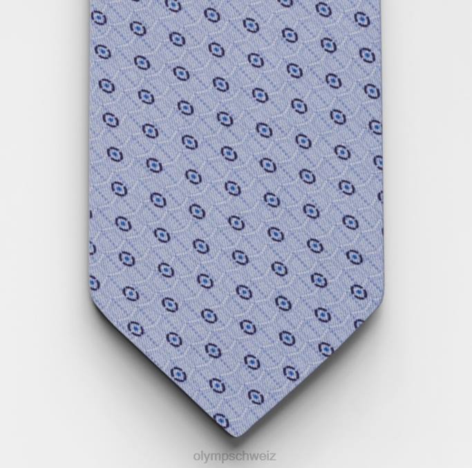 OLYMP Krawatte schmal 6,5 cm, blau LBD82238 Zubehör