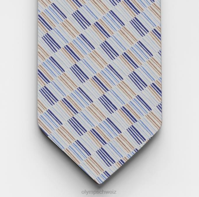 OLYMP Krawatte schmal 6,5 cm, blau LBD82323 Zubehör