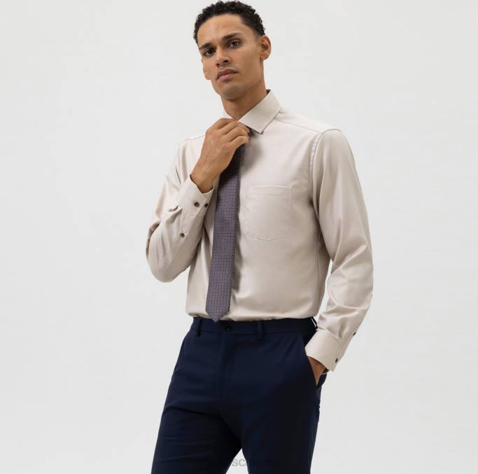 OLYMP Krawatte schmal 6,5 cm, braun LBD82311 Zubehör