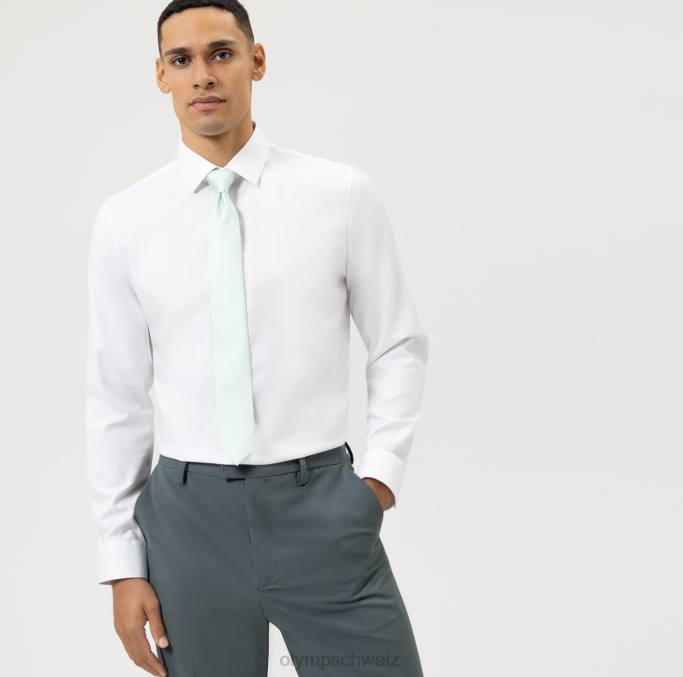 OLYMP Krawatte schmal 6,5 cm, kristallgrün LBD82475 Zubehör