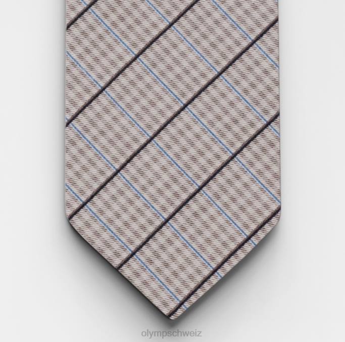 OLYMP Krawatte schmal 6,5 cm, taupe LBD82294 Zubehör