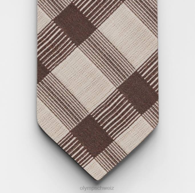 OLYMP Krawatte schmal 6,5 cm, taupe LBD82306 Zubehör