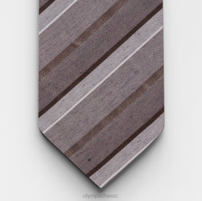 OLYMP Krawatte schmal 6,5 cm, taupe LBD82310 Zubehör