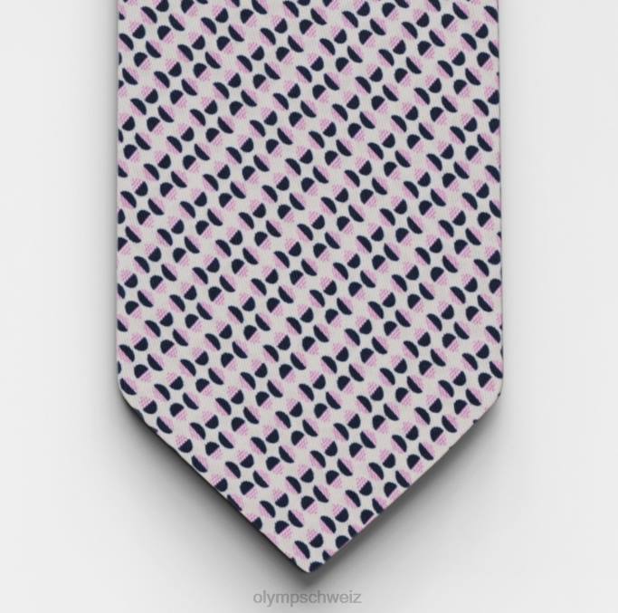 OLYMP Krawatte schmal 6,5 cm, violett LBD82258 Zubehör